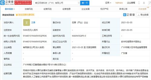 碧桂園關聯企業在廣州成立網絡科技新公司，業務涵蓋區塊鏈技術與軟件開發